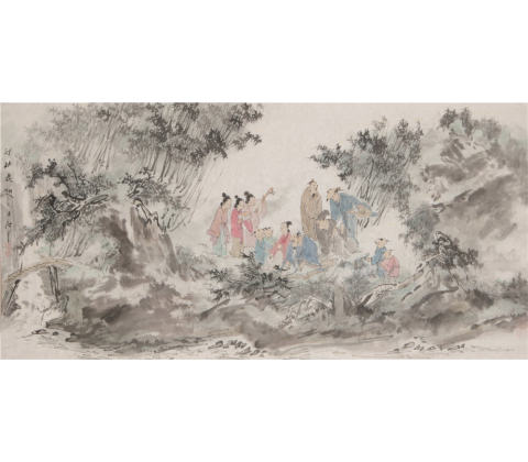 竹林逸趣
