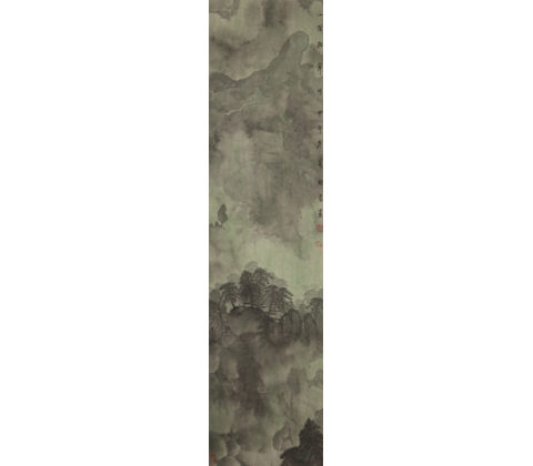 山深送翠