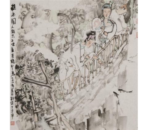 观鱼图