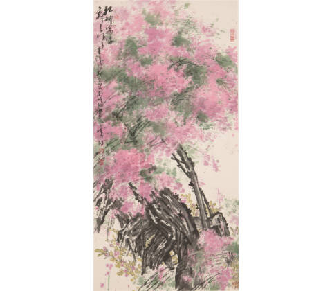 红柳婆娑舞春风