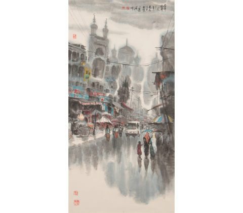 喀什风情图