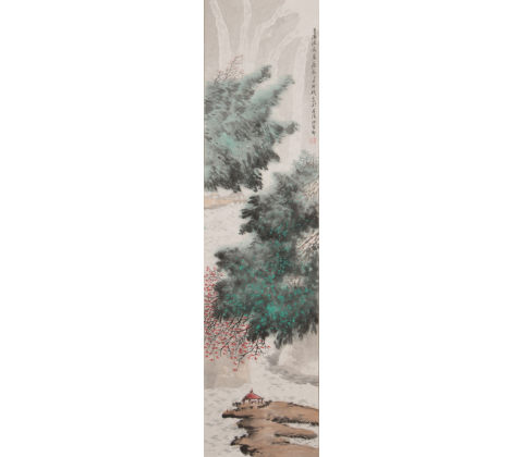 百溪流处夏荫长