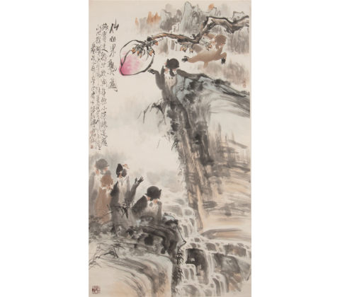 仙山果熟图