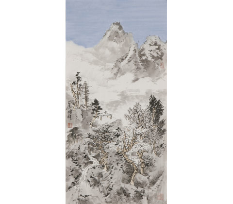 蓝天小景