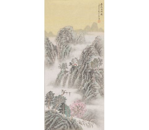 春流出峡图