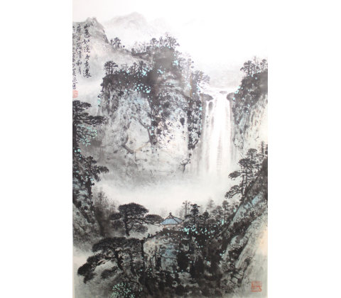 山色如浇
