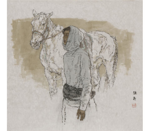 女孩与马