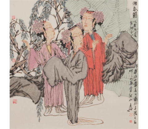 游春图