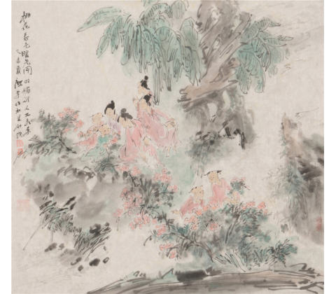 桃花春光