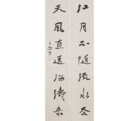 江月 天风对联